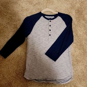 Express Navy/Grey Henley